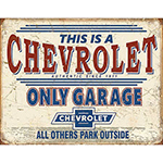 ƥ  CHEVY ONLY GARAGE DE-MS2200