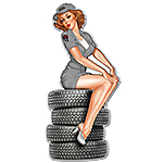 ƥ  Plasma Tire Babe PT-LETH-143