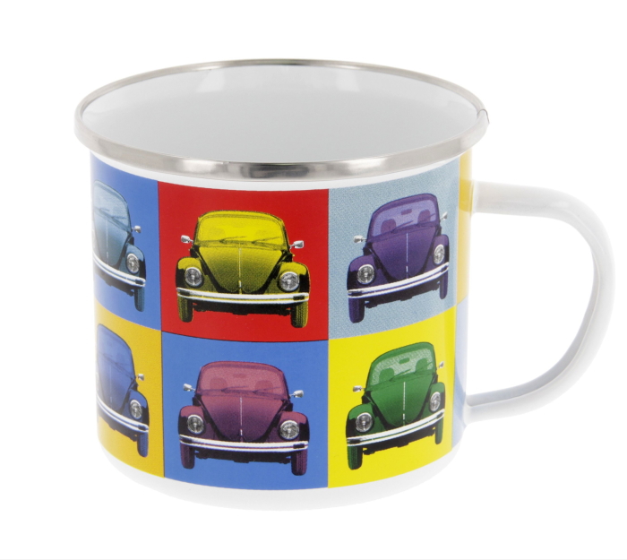 VW Collection <by BRISA> T1 BUS ホーロー マグカップ マルチカラー