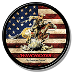 ティン サイン Winchester Flag Round DE-MS2984
