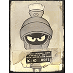 ティン サイン Looney Tunes Marvin Mug Shot DE-MS7254