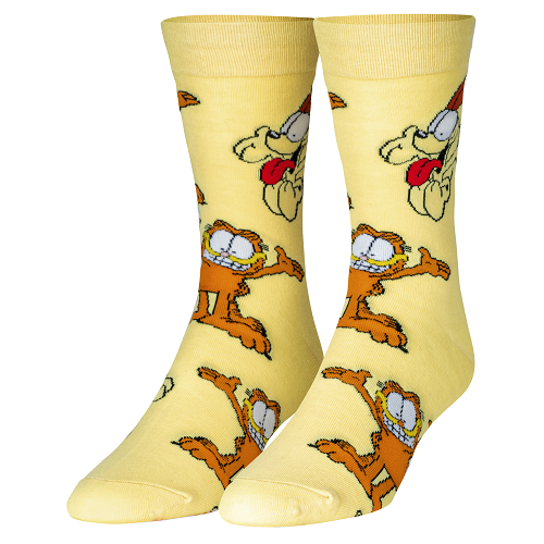 クレイジー ソックス(CRAZY SOCKS)メンズ クルー ソックス GARFIELD OS-CSO-M-31293MNCF