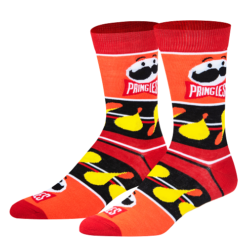 クレイジー ソックス(CRAZY SOCKS)メンズ クルー ソックス PRINGLES CHIPS OS-CSO-M-36590MNCF