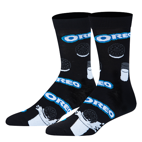 クレイジー ソックス(CRAZY SOCKS)メンズ クルー ソックス OREOS & MILK OS-CSO-M-36597MNCF