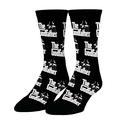 クレイジー ソックス(CRAZY SOCKS)メンズ クルー ソックス THE GODFATHER OS-CSO-M-37373MNCF