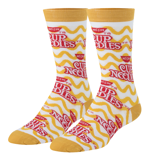 クレイジー ソックス(CRAZY SOCKS)ウィメンズ クルー ソックス CUP NOODLES OS-CSO-WM-12684WNCF