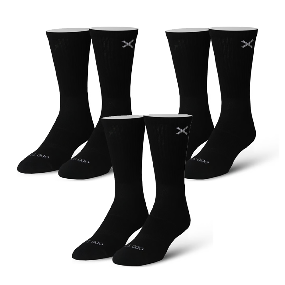 ODD SOXʥå åLARGE FEET BASIX 3 PACK3­ åȡCREW BLACK OS-SOC-BSXCRBLK3