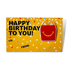 McDonald's ԥХå Happy Birthday SM-PIN-7241400