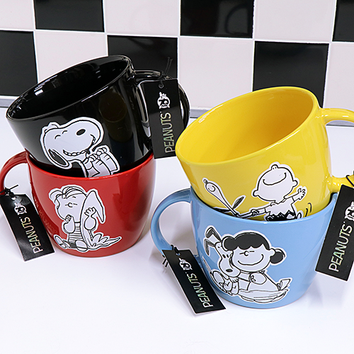 PEANUTS スープ ボウル 70th Anniversary SN-GS-BW-129409-01